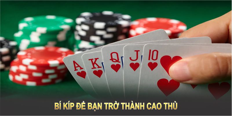 Bí kíp để bạn trở thành cao thủ của mọi ván bài Poker